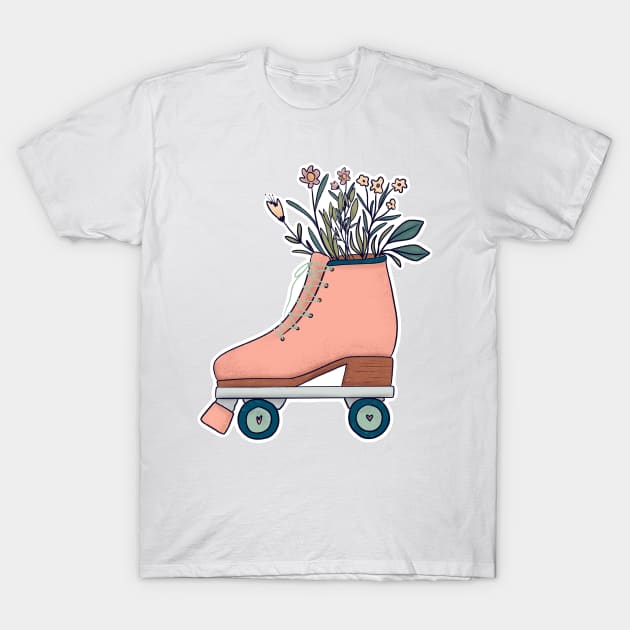 Roller Skate T-Shirt by ChloesNook